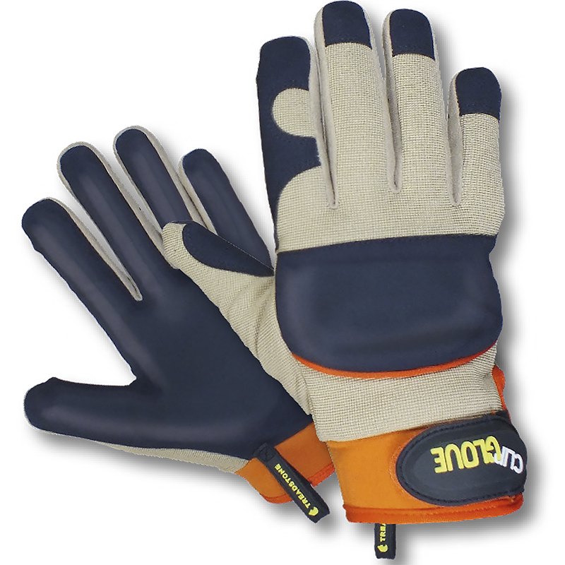ClipGlove Leather Palm Garden Glove Male